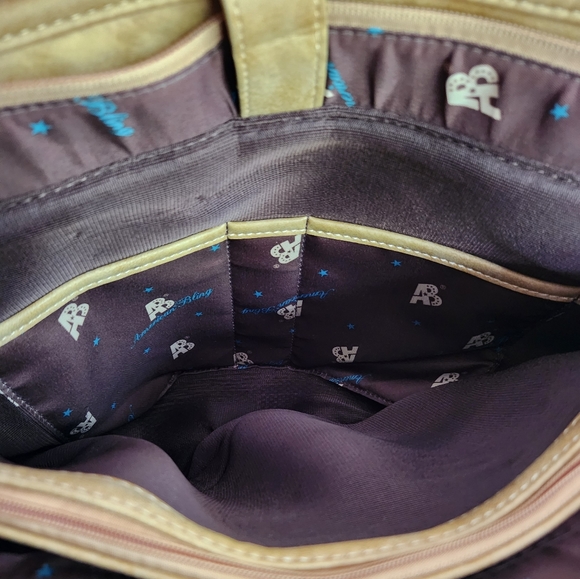 NWT American Bling Embroidered Concealed Tote & Matching Wallet - Picture 10 of 14